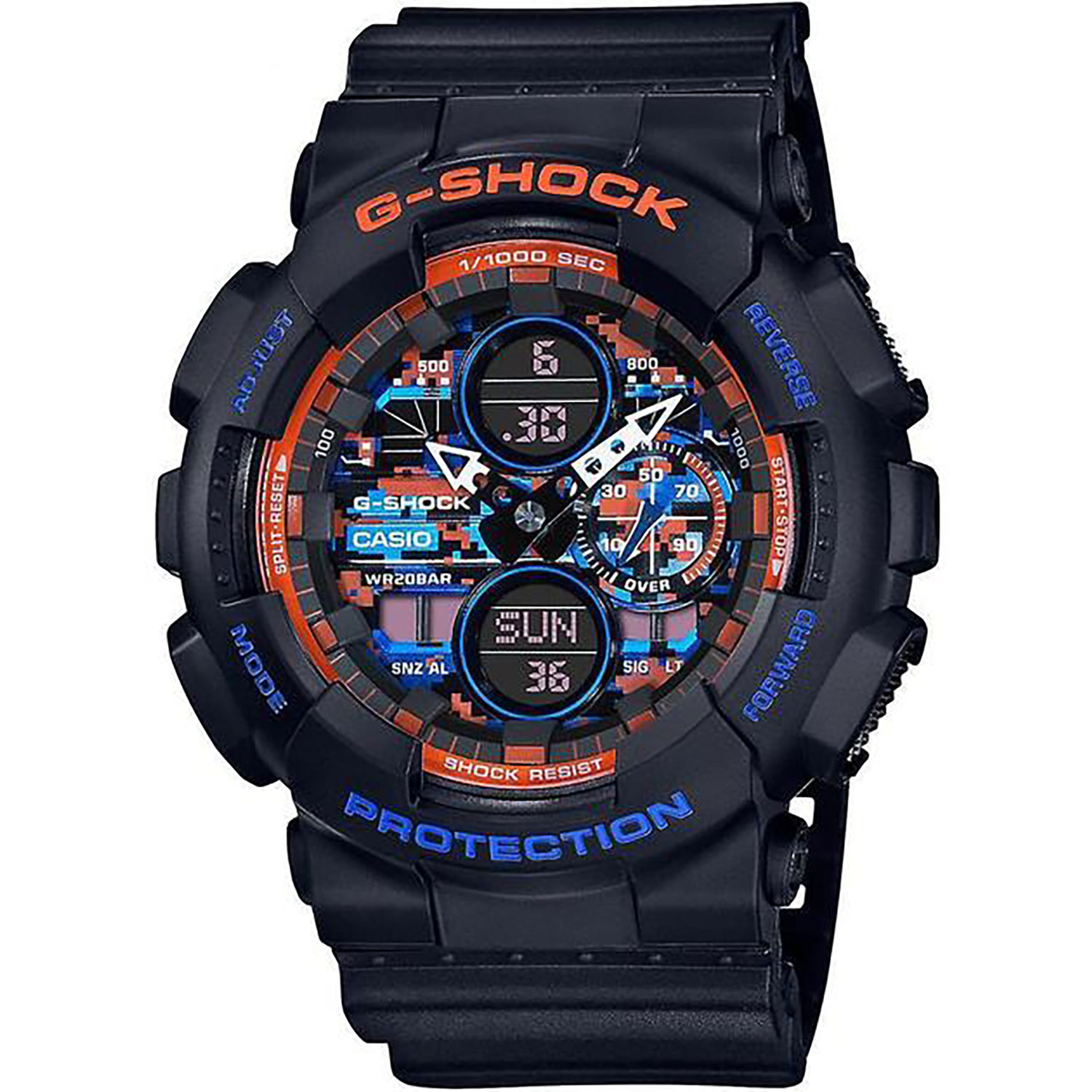 ساعت مردانه کاسیو G-SHOCK کد GA-140CT-1ADR