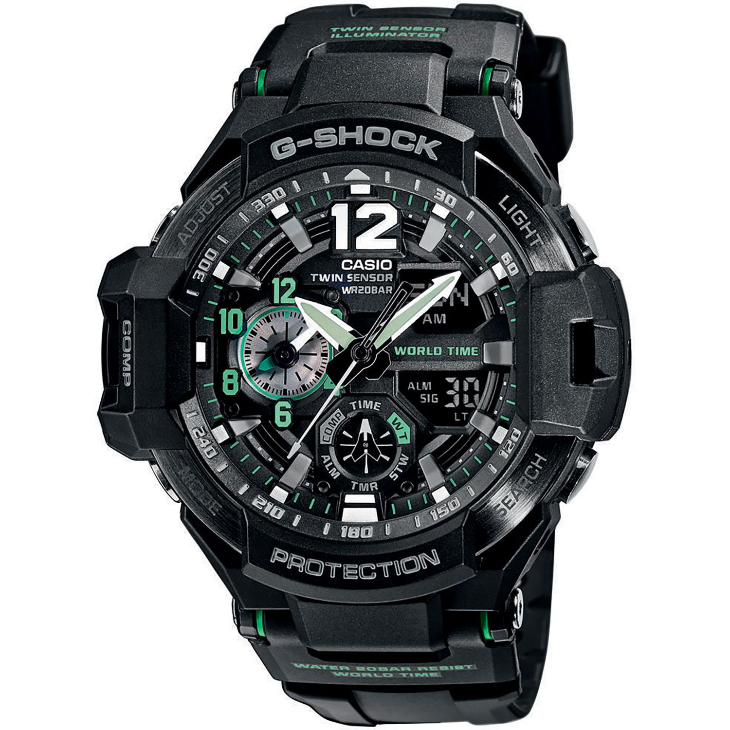 ساعت مردانه کاسیو G-SHOCK کد GA-1100-1A3