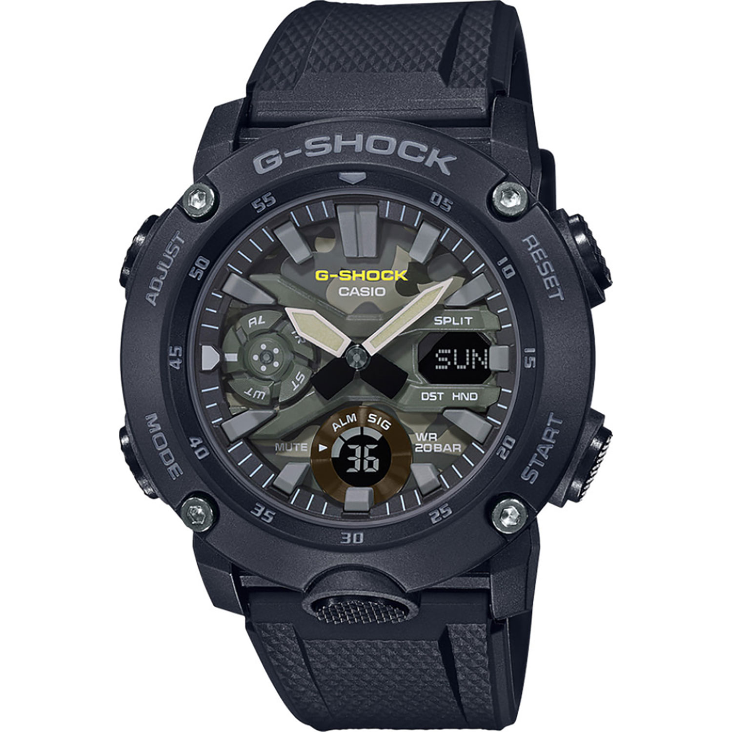 ساعت مردانه کاسیو G-SHOCK کد GA-2000SU-1ADR