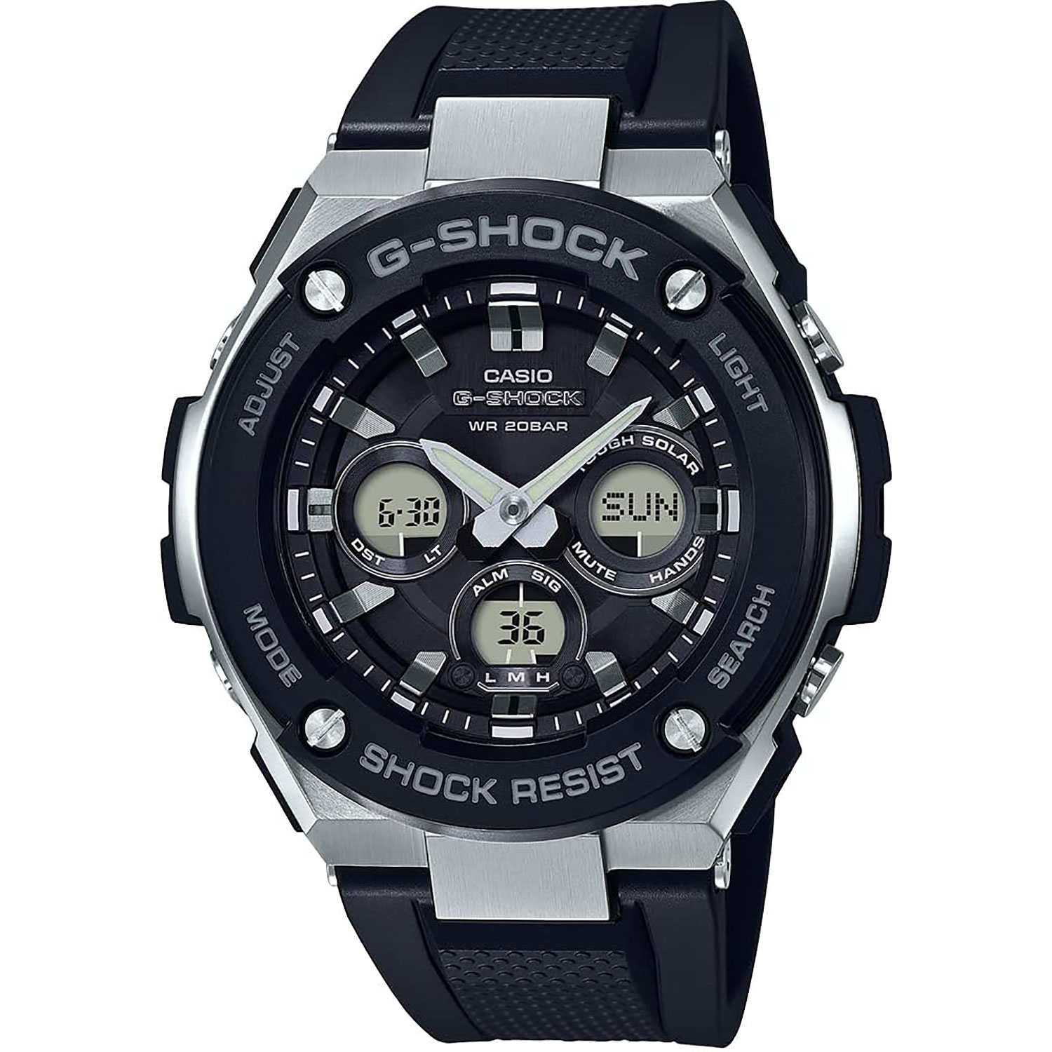 ساعت مردانه کاسیو کد GST-S300-1ADR