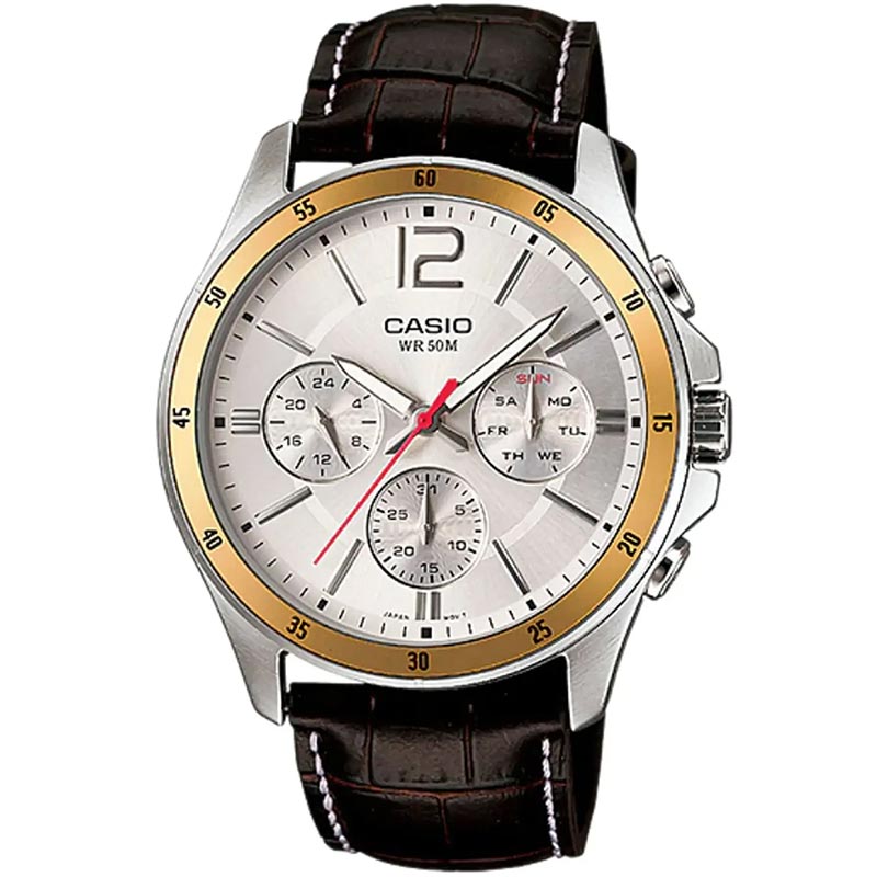 ساعت مردانه کاسیو casio کد MTP-1374L-7AVDF