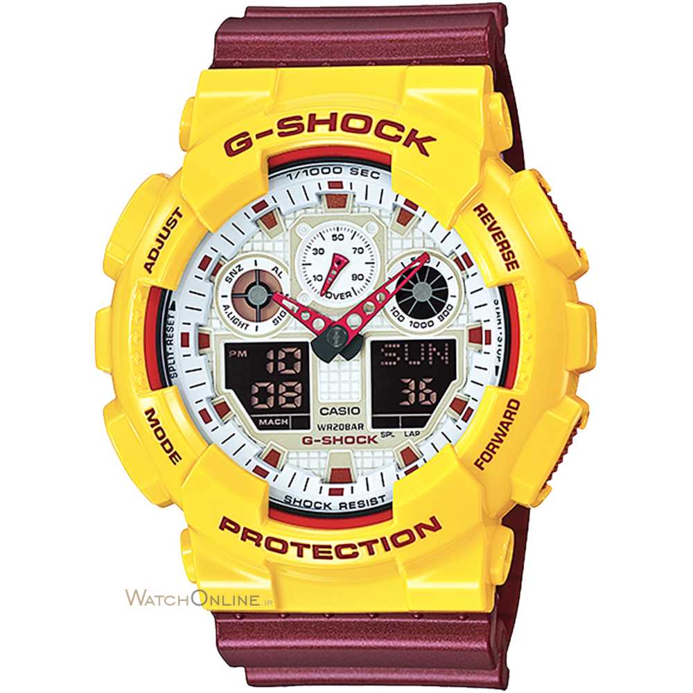 ساعت مردانه کاسیو ، زیرمجموعه G-Shock, کد GA-100CS-9ADR