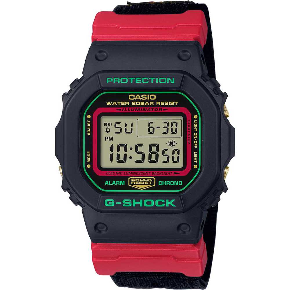 ساعت مچی مردانه کاسیو، زیرمجموعه G-Shock، کد DW-5600THC-1DR