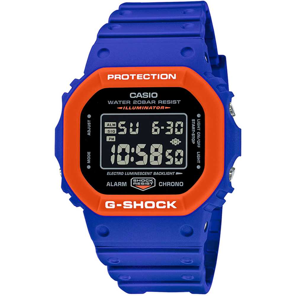 ساعت مچی مردانه کاسیو، زیرمجموعه G-Shock, کد DW-5610SC-2DR