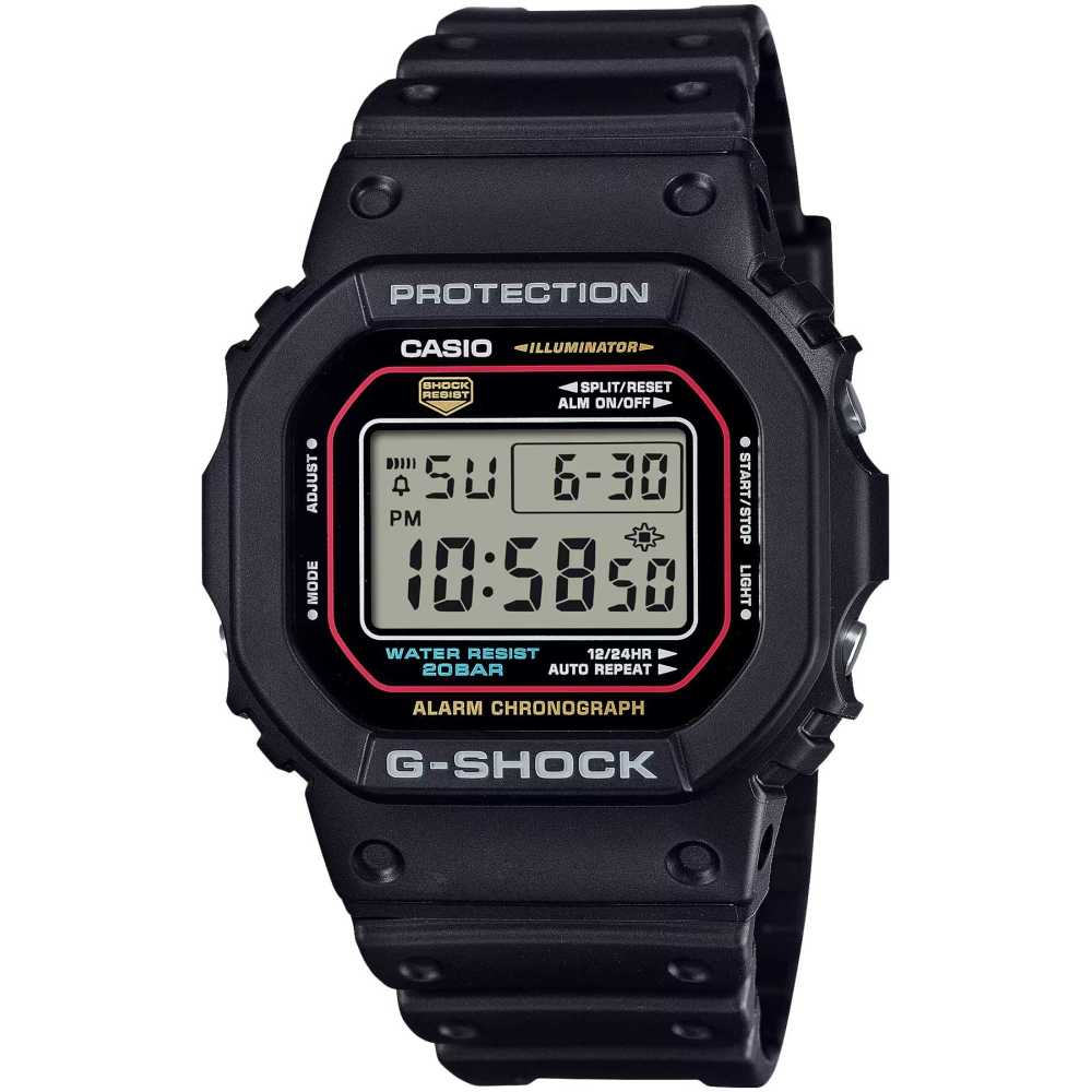 ساعت مچی مردانه کاسیو، زیرمجموعه G-Shock، کد DW-5600RL-1DR