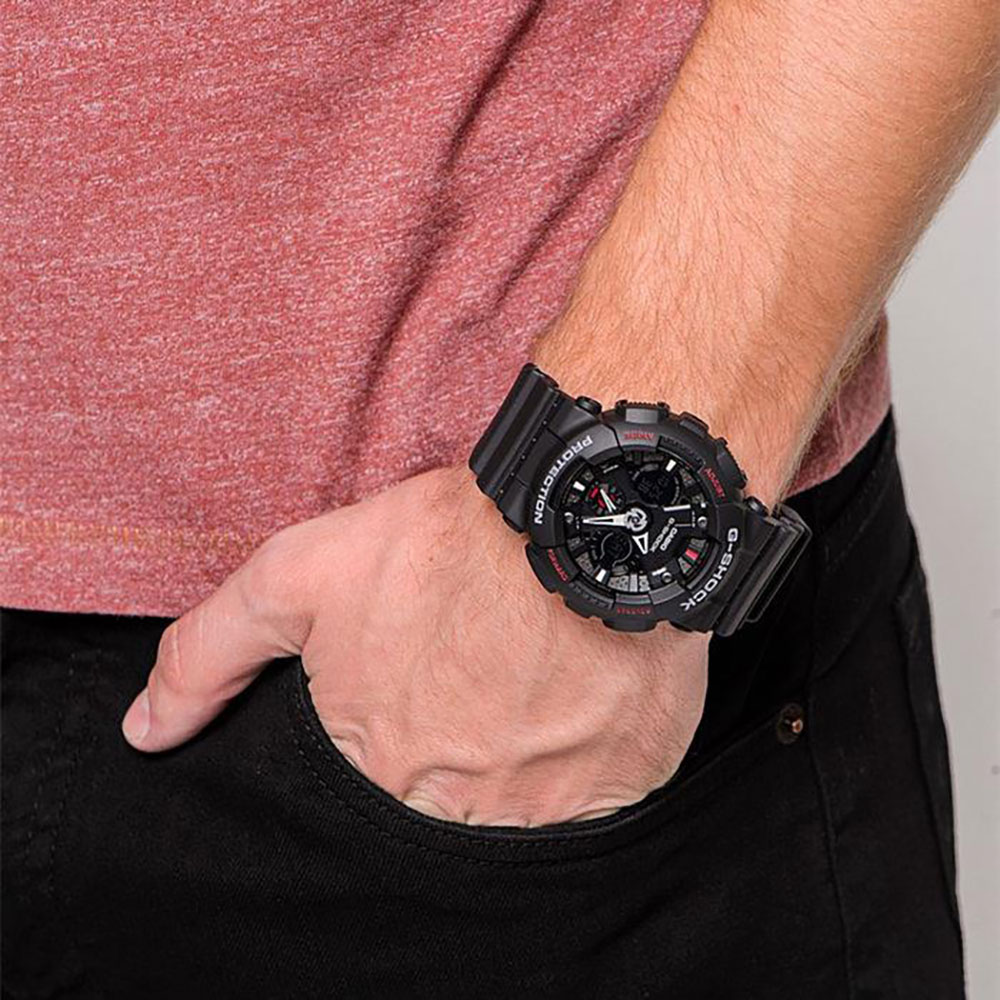 ساعت مردانه کاسیو G-SHOCK کد GA-120-1AH