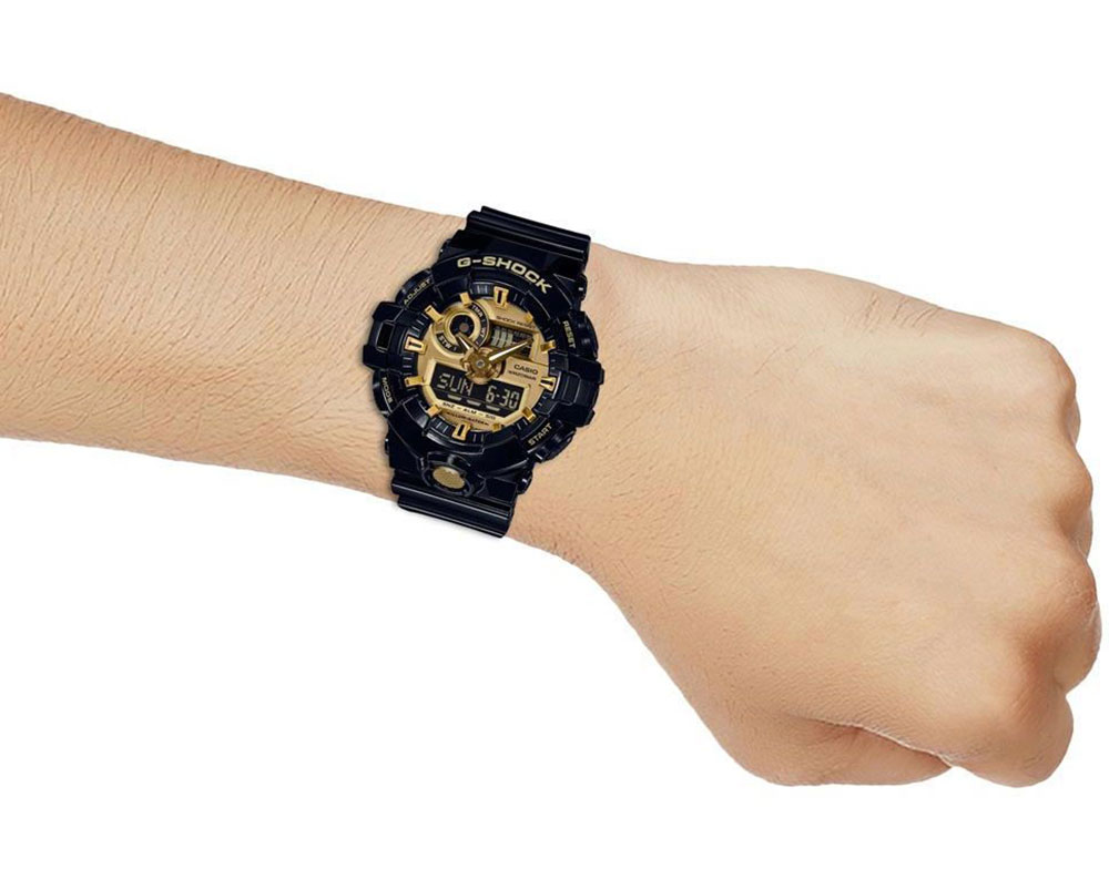 ساعت مردانه کاسیو G-SHOCK کد GA-710GB-1A