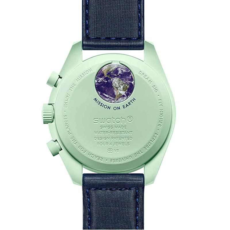 ساعت مون سواچ MISSION ON EARTH - مدل SO33G100