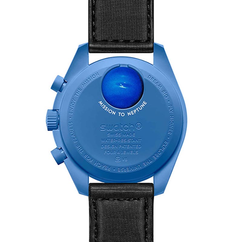 ساعت مون سواچ MISSION ON NEPTUNE - مدل SO33N100