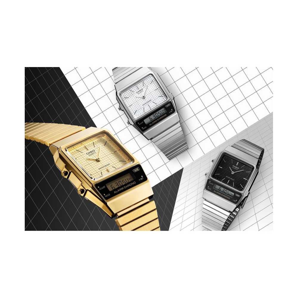 ساعت مچی مردانه و زنانه کاسیو، زیرمجموعه Standard، کد AQ-800E-7ADF