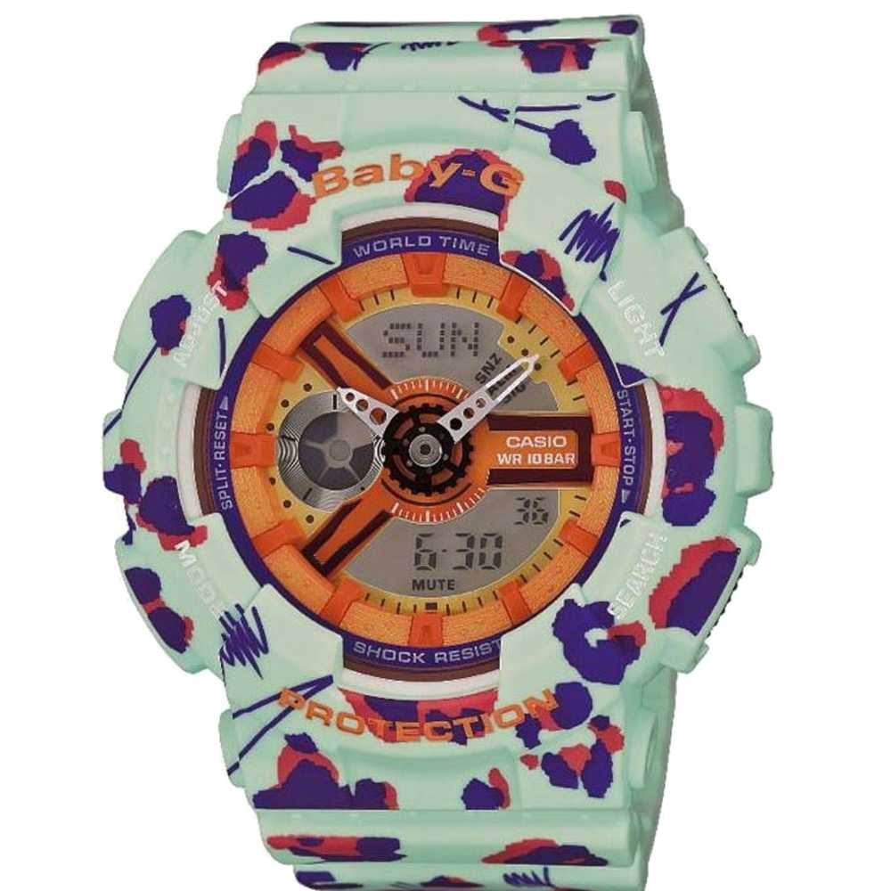 ساعت زنانه کاسیو ، زیرمجموعه Baby-G, کد BA-110FL-3ADR