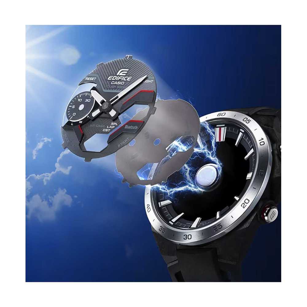 ساعت مچی مردانه کاسیو، زیرمجموعه EDIFICE، کد ECB-2200P-1ADF