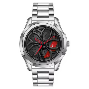 ساعت رینگ ساندا  SANDA کد 1065-silver-red 