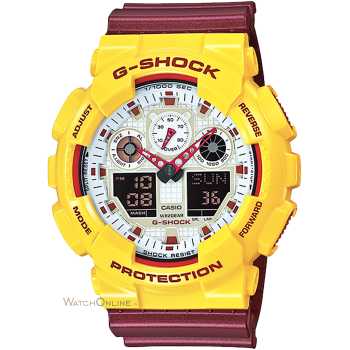 ساعت مردانه کاسیو ، زیرمجموعه G-Shock, کد GA-100CS-9ADR 